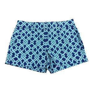 Vineyard Vines womens chino shorts size 4 navy & green